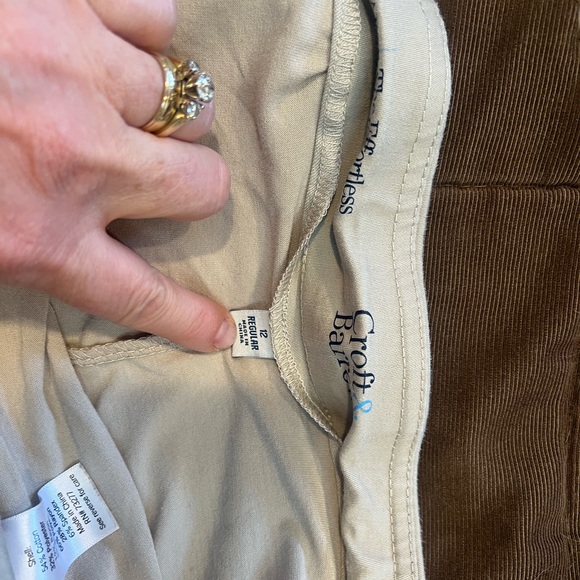 Croft & Barrow Cream Mini Skirt - Picture 4 of 4